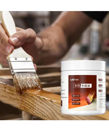 Wood Finishing Wax | Outdoor Natural Wood Wax Furniture Wax Coating Agent Shiny | Protective Glossy Wood Cleaner for Cabins Cabinets Fences Wood Floors 1l - Buy Online on GoSupps.com