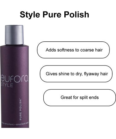 Eufora Style Pure Polish 5.1 Oz - Finishing Hair Gloss for Shine and Smoothness - Buy Online on GoSupps.com