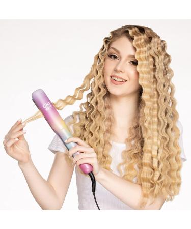 CHI Vibes Wave On Multifunctional Hairstyling Waver and Curling Iron - 2-in-1 Waves & Curls, Ceramic Coated, Pink - Buy Online on GoSupps.com