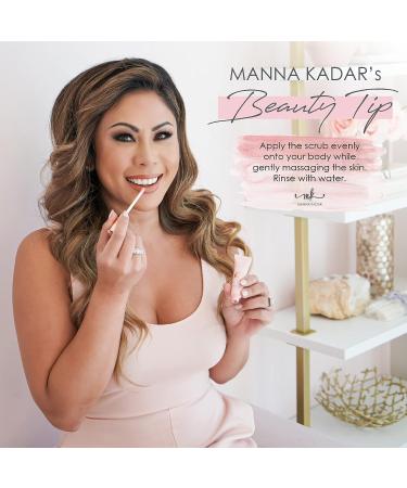 Manna Kadar Champagne Charcoal Scrub - Detoxify, Exfoliate, Hydrate - 18.34 oz - Buy Online on GoSupps.com