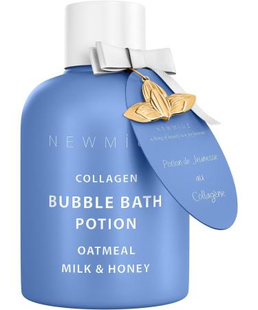 Collagen Bubble Bath - Oatmeal Milk Honey - Moisturizing Luxury Foaming Bath for Women - Relaxing Stress Relief & Self Care Spa Gift - Buy Online on GoSupps.com