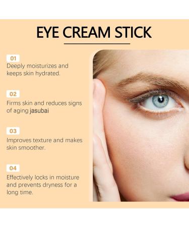  JASUBAI Turmeric & Retinol Eye Balm Eye Moisturizer for Dark Circles and Puffiness Anti-Aging Repair Cream with Brightening & Firming Serum (8 Pcs) - Buy Online on GoSupps.com