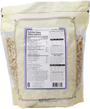 Bob's Red Mill Extra Thick Rolled Oats Gluten Free 907 Grams - Buy Online on GoSupps.com