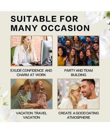 Jasmine Pheromone Perfume Hypnosis Cologne for Women Enhanced Scents Perfumes Portable Pheromone Cologne for Confident Long-Lasting Pheromone Perfume (1PCS) - Buy Online on GoSupps.com