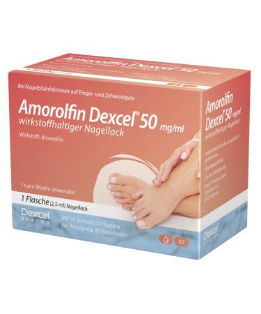 Amorolfin Dexcel 50 mg/ml medicated nail polish 2.5 ml medicated nail polish