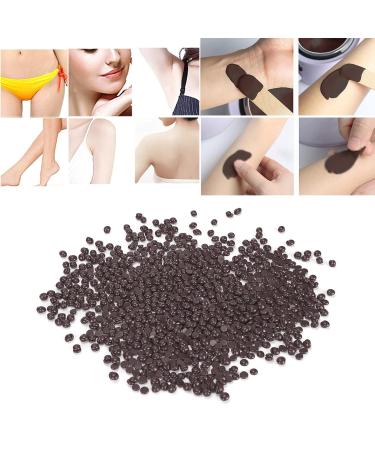 500g Hard Wax Beans for Hair Removal - Premium Solid Wax Beads for Men & Women (Brown) - Ideal for Smooth Skin | International Shipping Available - Buy Online on GoSupps.com