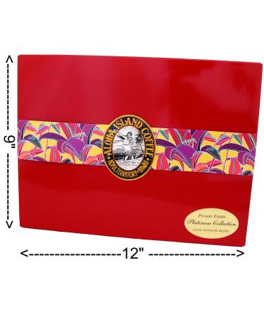 Platinum Collection: 5 Kona Blend Coffee Roasts Gift Sampler for Mother's Day, Father's Day, Birthdays - Ground Coffee, Brews 60 Cups - Buy Online on GoSupps.com