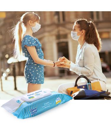 Germ-Away Antibacterial Hand Wipes - Plant-Based Sanitizing Wipes for Home, Office, Travel - Great for Boating & Camping - 72ct Fresh Scent Antibacterial Wipes - Buy Online on GoSupps.com