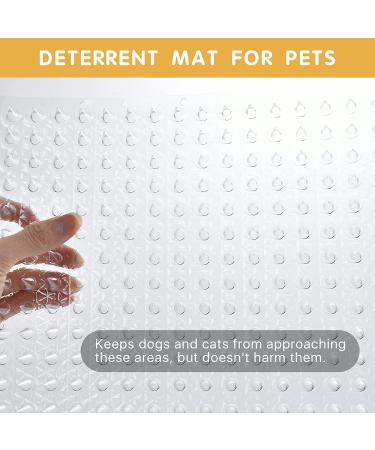 12 Pack Aemygo Cat Repellent Outdoor Scat Mat with Spikes - Deter Cats and Dogs - Keep Garden, Kitchen, and Furniture Protected - 16 x 13 in - Buy Online on GoSupps.com