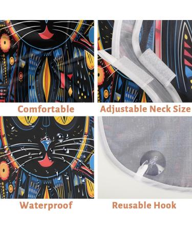 Black Cat Beard Bib Apron - Ultimate Beard Hair Catcher for Men | Perfect Gifts for Dad Husband - Father's Day Anniversary Christmas - Buy Online on GoSupps.com