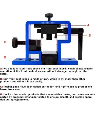 W WIREGEAR Universal Rear Sight Pusher Tool for Semi-Auto Pistol Slides - Heavy-Duty Construction for Easy Adjustment - Buy Online on GoSupps.com