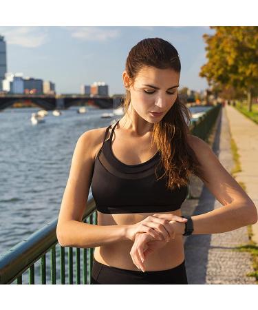 6 Pack Fitbit Versa 3/Sense Sport Bands - Small Silicone Replacement Wristbands in Glistening Rose Gold/Champagne - For Women and Men - Buy Online on GoSupps.com