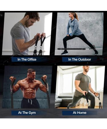 Pedal Resistance Band - Versatile Exercise Bands with Handles for Home Fitness Strength Training & Physical Therapy - Buy Online on GoSupps.com