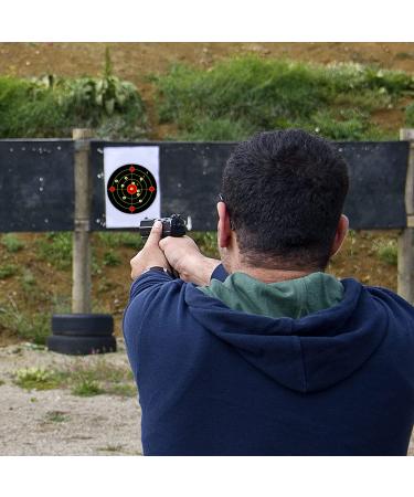 12 Inch & 7 Inch Self Adhesive Shooting Targets - Splatter Reactive with Cover-up Patches (30 Pack) - for Gun, Pistol, Rifle, Airsoft, Pellet Gun - Buy Online on GoSupps.com