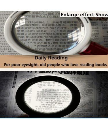 Glass 75mm Handheld Lens Dual Lens 10XLED Reading Magnifier Good Times - Buy Online on GoSupps.com