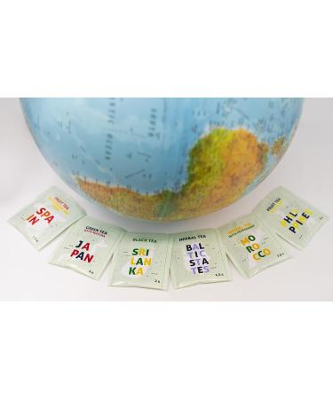 Acorus Travel Tea Set Vol. II - 6 Global Flavors | Unique Tea Gift Set with 60 Tea Bags | Explore the World with Every Sip - Buy Online on GoSupps.com