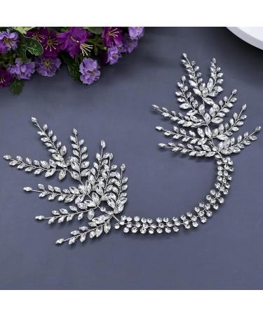 LOVEFOIVER Rhinestone Bridal Headband - Handmade Wedding Hair Accessories for Brides - Buy Online on GoSupps.com