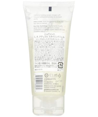 GIOVANNI COSMETICS L.A. Natural Styling Gel - 2 Oz | Vegan & Cruelty-Free - Buy Online on GoSupps.com