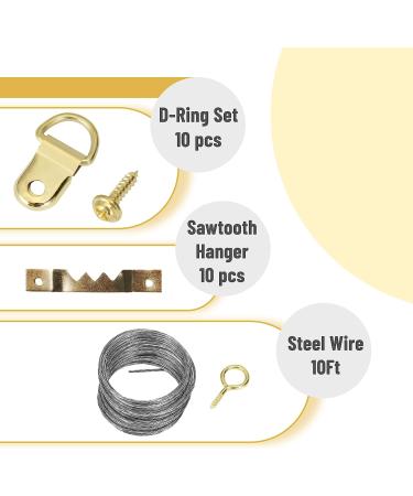 Mr. Pen- Picture Hanging Kit  220pc  Picture Hangers  Nails for Hanging Pictures  Wall Hangers  Picture Hanging  Picture Hanging Hooks  Frame Hanging Hardware  Picture Hooks  Wall Hanging Kit - Buy Online on GoSupps.com
