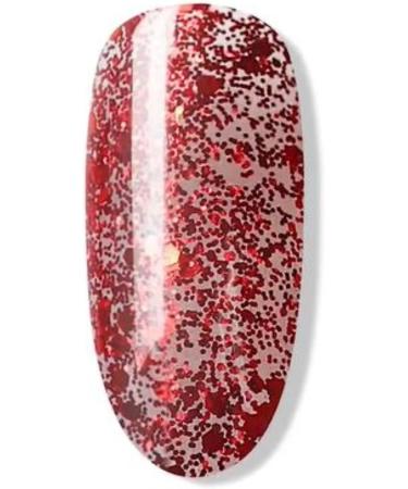 Bluesky Gel Nail Polish Red Million S11N Dark Red Glitter Long Lasting Chip Resistant 10 ml (Requires Drying Under UV LED Lamp) - Buy Online on GoSupps.com