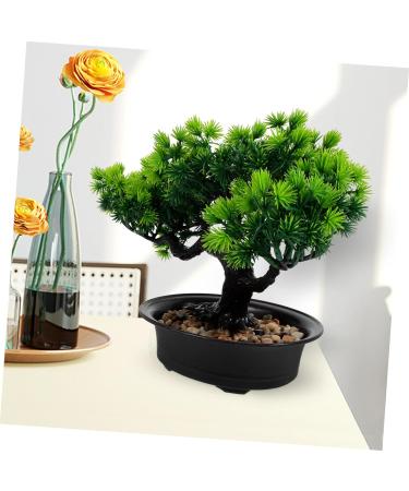 Zerodeko Artificial Pine Potted Plant Mini Fake Potted Plant Office - Buy Online on GoSupps.com