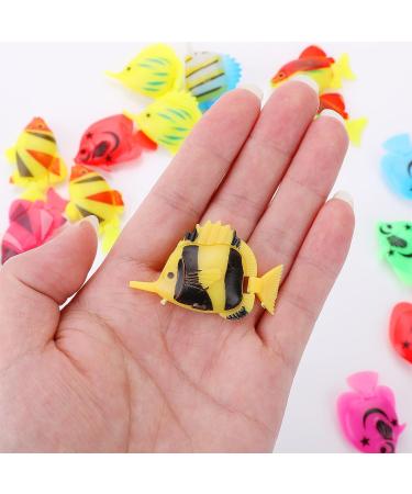Shop Cobee 20-Piece Artificial Floating Fish for Aquarium | Realistic Tropical Fish Decorations & Bathing Toys - Buy Online on GoSupps.com