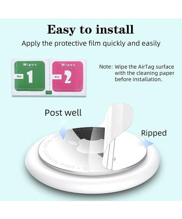 Pet Collar AirTag Holder with Screen Protectors - Black Silicone Protective Case for Apple AirTags - Buy Online on GoSupps.com