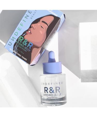 Undefined Beauty R&R Hydro Jelly Face + Eye Serum | Peptides Hyaluronic Acid & Vegan Snail Mucin Alternative for Hydration - Perfect for Dry Dehydrated Skin - Buy Online on GoSupps.com