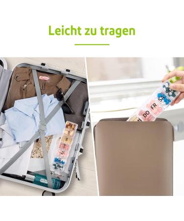 OPRET 7-Day Pill Organizer | Weekly Tablet Box for Medication | Easy Dose Management - Buy Online on GoSupps.com