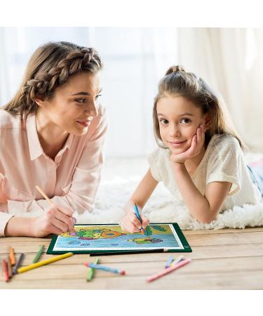 RTjoy A4 LED Light Pad - USB Powered Drawing Board for Diamond Painting & Vinyl Weeding - Adjustable Brightness Tracing Box for Embossing & Stenciling - Green - Buy Online on GoSupps.com