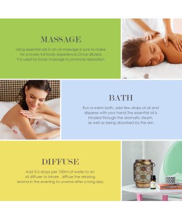 Salking Essential Oils Set - 6x10ml 100% Organic Aromatherapy Fragrance Oils for Diffusers Humidifiers & Massage | Cherry Pineapple Raspberry Sweet Orange Guava Green Apple - Buy Online on GoSupps.com