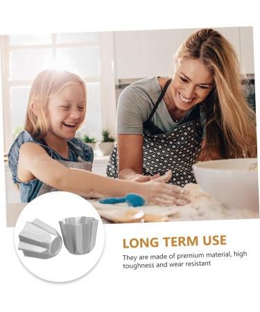 Zerodeko Tyre Lever 4 pcs Creative Reusable Cuake Gold Molds Baking Alloy Supply Mini Durable Cake Aluminum Mold Tools 7.5x7.5x6.5cmx2pcs Silverx2pcs - Buy Online on GoSupps.com