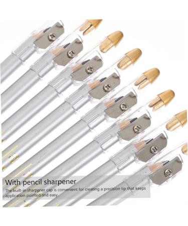 SOESFOUFU Grey Eyeliner 8pcs Women Brighten Pencil Pen Makeup with Eyebrow Tool -in- Girls Sharpener Strokes Pencils Makeup Tool - Buy Online on GoSupps.com