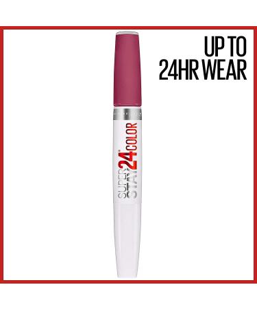 Maybelline Super Stay 24-Hour Liquid Lipstick & Balm Set - Relentless Ruby | Long Lasting, Highly Pigmented Color | Ruby Red Shade | 1 Count - Buy Online on GoSupps.com