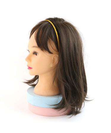Framendino Ribbon Wrapped Metal Headbands - 10 Pack Hair Hoop with Teeth Comb for Women & Girls - Buy Online on GoSupps.com