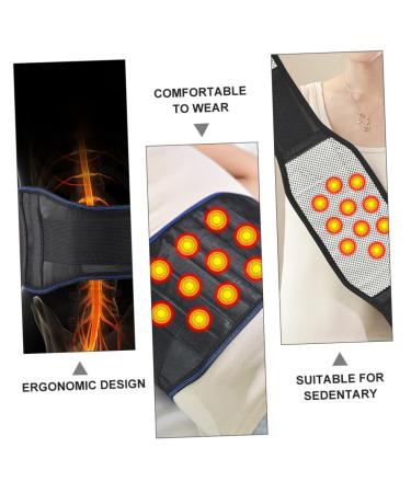 FRCOLOR 2 Pcs Waist Support & Warm Back Brace - Self-Heating Lumbar & Abdominal Belt for Ultimate Comfort | International Shipping Available - Buy Online on GoSupps.com