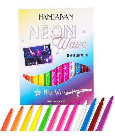 UV Glowing Eyeliner Set - Waterproof Smudge-proof Pigmented Graphic Liners - High Pigmented Waterproof Smudge-proof Pigmented Graphic Liners for Women Girls Hersil - Buy Online on GoSupps.com