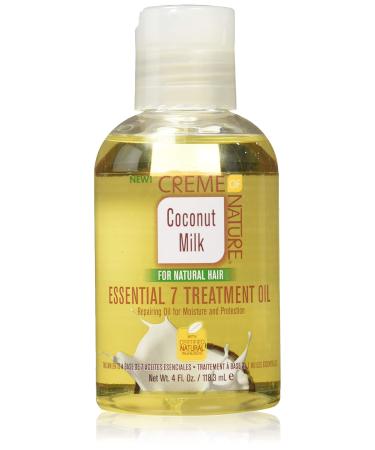 Creme Of Nature Coconut Milk Essential 7 Treatment Oil 4 Ounce (118ml)