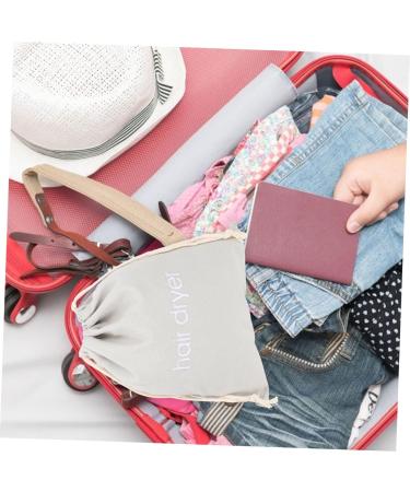 Baluue 2pcs Hair Dryer Storage Bag Hair Dryer Holder Bag Organizer for Traveling Cloth Storage Bag Fabric - Buy Online on GoSupps.com
