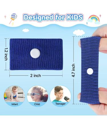 Meiyyj 2 Pairs Motion Sickness Bands for Kids - Travel Essentials Nausea Relief Wristbands Sea & Road Trip Accessories - Must-Have for Cruises - 2 Pairs Blue - Buy Online on GoSupps.com