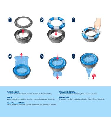 Mom's Aide Refill Foil for Tommee Tippee Sangenic Tec Simplee Sangenic & Twist & Click | Pack of 8 - International Shipping Available - Buy Online on GoSupps.com