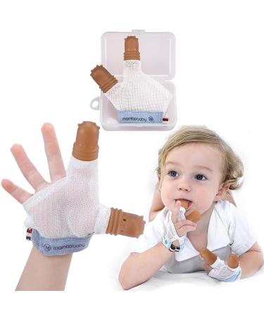 Elfzone Thumb Sucking Stop for Kids 1-2 Years Old Silicone Finger Guard - Small