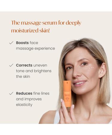 PLANTIFIQUE Korean Vitamin C Face Massage Serum and Gold Under Eye Patches for Puffy Eyes and Dark Circles 5 Pairs - Buy Online on GoSupps.com