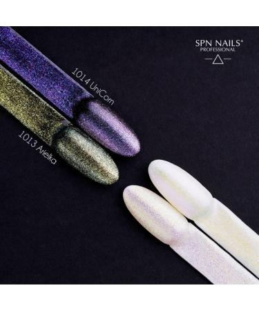 SPN Nails Professional 1013 Arielka Opalescent UV LaQ Gel Nail Polish 8ml Semi-Transparent Medium Thick Soak Off UV/LED Lamp Quick-drying Salon-Lasting Manicure Nail Art DIY at Home - Buy Online on GoSupps.com