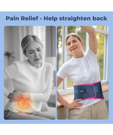 Tintol Premium Back Brace - Adjustable Lumbar Support for Lower Back Pain Relief Sciatica Scoliosis Herniated Discs | Lightweight & Comfortable for Men & Women - Size M (33-39 in - Buy Online on GoSupps.com