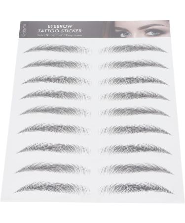 Pongnas Autocollants pour Sourcils Longue Tenue Transferts pour Sourcils Tenue 1 7 Jours Respirants Hypoallerg niques Formes Multiples Faciles Appliquer pour femmes. Boutique de (BLACK-05) - Buy Online on GoSupps.com