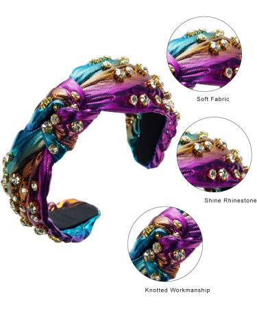 scicent Headbands Crystal Rhinestone Hairbands for Girls Glitter Sparkly Diamond Head Bands Purple Non-Slip Hair Band Fashion Hair Accessories for Homecoming Birthday - 26213 - Buy Online on GoSupps.com