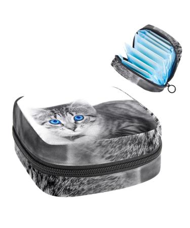 Women's bonds storage pockets Stillpad keeper cat cute pet. Portable period kit bag feminine product bag for women girls color3