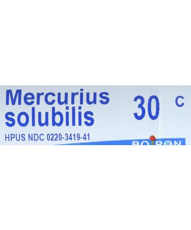 Boiron Mercurius Solubilis 30C - Homeopathic Remedy, 80 Pellets - Buy Online on GoSupps.com