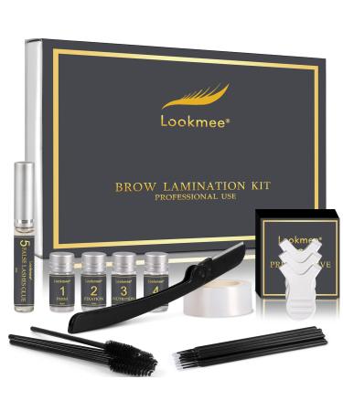 Lookmee Eyebrow Lamination Kit  Professional Instant Eyebrow Lift Kit  At Home DIY Long Lasting Eyebrow Perming Kit for Fuller and Messy Eyebrows